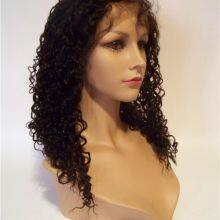 18 Inch Natrual Color Curly Remy Human Hair Wig With Factory Price thumbnail-2