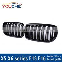 F15 F16 Replacement ABS Car Front Bumper Mesh Grille for BMW X Series X5 X6 2015+ thumbnail-3