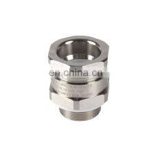 Single Sealing Flameproof Nickel Plated Shielded Brass Cable Gland For Electrical Distribution Box thumbnail-1