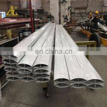 Aluminum Oval Shutter Window Profile, AluminIum Sunshade Window Extrusions,Anodized Aluminium Profile thumbnail-3