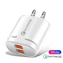 Factory Direct Charging Travel Charger QC3.0 2 Port Fast Charging Charger Usb Wall Power Adapter For Phone thumbnail-5