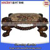 Antique Wooden Dresser Stool Bedroom Stool for Home/hotel Use thumbnail-6