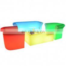 Office Table Modern Office Furniture Luminous Led Chair Curved Sofa Set Led thumbnail-3