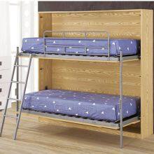 Double Deck Children Folding Bed Unique Bunk Bed In School