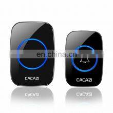 CACAZI New Wireless Doorbell Waterproof 300M Remote US EU Plug Smart Door Ringer thumbnail-3