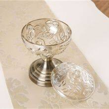 Top Selling Home Items Ornament Set Crystal Ashtray Storage Glass Jar With Lid thumbnail-3