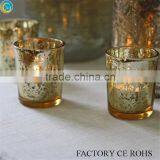 Votive Candle Holders Bulk Gold / Mercury Candle Containers for Candle Making Factory Supplier Quality Choice