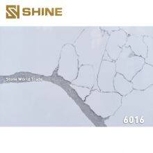 Engineered Calacatta White Color Quartz Stone Artificial Calacatta Quartz Stone Slab for Kitchen Countertop thumbnail-5