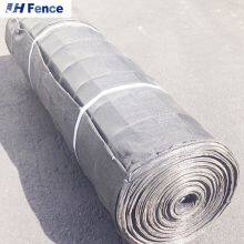 Gewebter Geotextil-Siltzaun mit Drahtrücken, 100 ft Länge x 48 Zoll Breite, Gewebe mit 36 Zoll Drahtgitter, Schwarz thumbnail-2