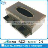 Hot Selling Fancy Leather Luxury Tissue Box Cover thumbnail-1