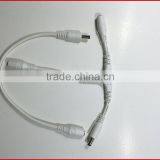 Extension White Cable Male To Female DC5.5x2.5 or 5.5x2.1 DC Cable thumbnail-3