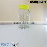 BQS Xuzhou Glassware 740ml Square Glass Jar With Plastic/Tin Lids thumbnail-3