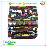 AnAnBaby Pocket Cloth Diaper Double Row Snaps Diapers thumbnail-1