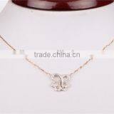 Dubai Jewellry Butterfly Necklace Girl's Silver Sterling Necklace Fashion Jewelry thumbnail-3