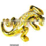 Lizard Brooches in Bulk,cheap Animal Sharped Brooches With Pin, Brooch With Rhinestone thumbnail-1