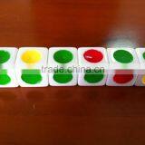 16MM Square Corner Big Circle Point Dice/Red Yellow Green Dice/personalized Dice thumbnail-5