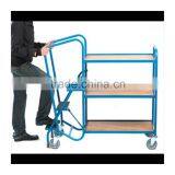 Steel Durable Platform Carry Trolly for Logistis Equipment