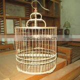 Chinese Antique Bamboo Hanging Birdcage thumbnail-1