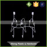 Bird Design 3 Hooks Blue/ Overdoor Metal Hook thumbnail-2