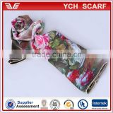No MOQ digital printed custom design chinese silk scarf