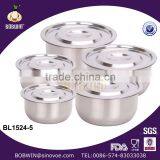 14/18/22/26/30CM Stainless Steel Rice Pot Set