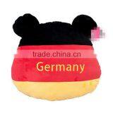 Soft Plush National Flag Bear Cushion Pillow For Gifts