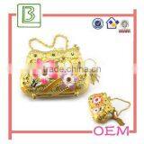 Beautiful Golden Handbag Shape Make Up Mirror thumbnail-1
