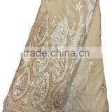 Fashion Trending Beautiful Purple Color African Voile Velvet Lace Fabrics for Sale thumbnail-4