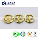 RORO14120907 Gold Round Tag for Bag and Luggage thumbnail-1