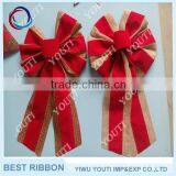 New arrival christmas decoration bow gift ribbon bow