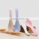 Wheat Straw Plastic Tableware Colorful Spoon Set thumbnail-5