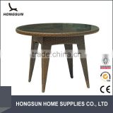 Oval-shaped contemporary oval glass top dining table