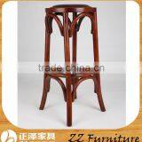 French High Seat Wooden Bar Chair thumbnail-1