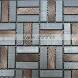 Aluminium mosaic wall tile/Satin finishing Aluminium mosaic wall tile
