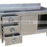 Chinese Factory Competive Price Hard Frame SUS Commercial Kitchen Cabinet Separated Assembled Made in China thumbnail-2