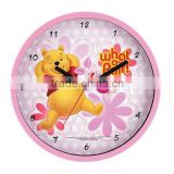 8" plastic round wall clock for 2015 new gift