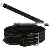 Leather Power weight lifting belt/2016 Custom power lifting leather belt, high quality weight lifting belt