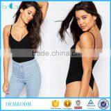 Hot New Women Clothes Designs Spaghetti Strap Women Tight Bodysuit thumbnail-1