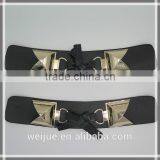 Stylish leather head with tinny bow tie for women