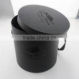 High Quality Black Round Flower Boxes With Ribbon thumbnail-4