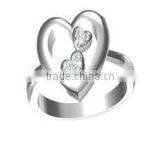 Triple Heart Ring B05150R thumbnail-1