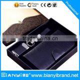 Promotional Leather Wallet Gift Set With Keychain Holder thumbnail-1