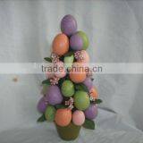 fashionable plastic eatser egg decorative tree