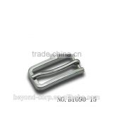 PVC strap suitable ladies 15mm chrome plated alloy casting needle buckle