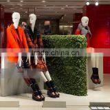 Artificial Plants Wall For Clothes Shop Decoration Natural Style Design