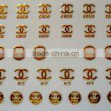20 Designs Golden Nail Art Water Decal Sticker Transfer Stickers (XF6001-6020)HN1807 thumbnail-1