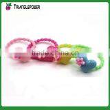Lovely Candy Colors Heart Design With Little Flowers Children Hair Tie Set thumbnail-6