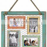 Vintage Chicken Wire Collage Frame thumbnail-1