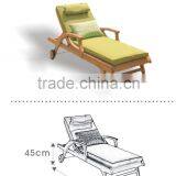 Solid Wood Lazy Chair/wooden Chair/modern Leisure Folding Chair thumbnail-2