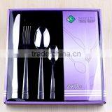 Jieyang 24PCS Stainless Steel Wedding Cutlery Set In Color Box Packing